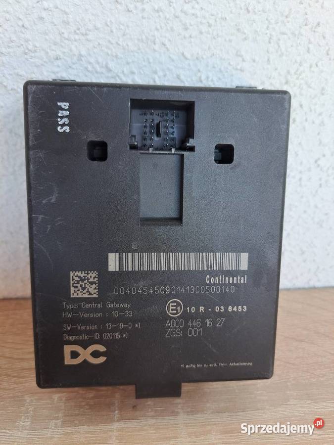 Sterownik Continental ZGS 001 A0004461627 Niwka