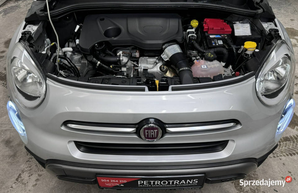 Fiat 500x 10 120 LED Asystent Pasa Ruchu VAT marża 500X Mrągowo sprzedam