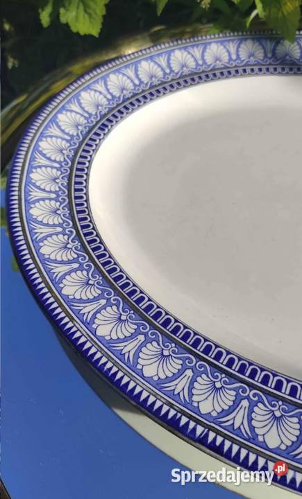 MALING PATERA ART DECO DUŻY PÓŁMISEK 45 X 37 Porcelana i szkło łódzkie sprzedam