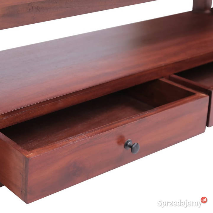 Szafka pod TV brązowa 115x30x40 lite drewno Warszawa