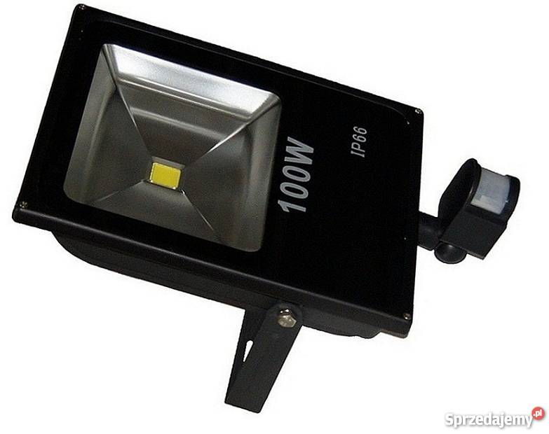 NAŚWIETLACZ LED 100W CZUJNIK RUCHU IP66 HALOGEN