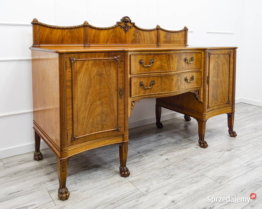 Drewniana Komoda angielska Chippendale MAHOŃ 127cm Kalisz