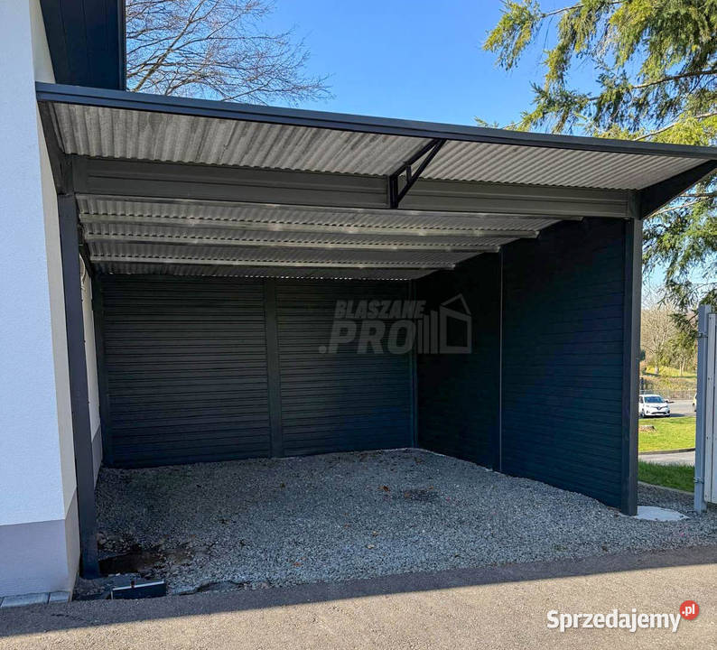 Carport Wiata samochodowa CarPort 45 m antractyt Żnin sprzedam