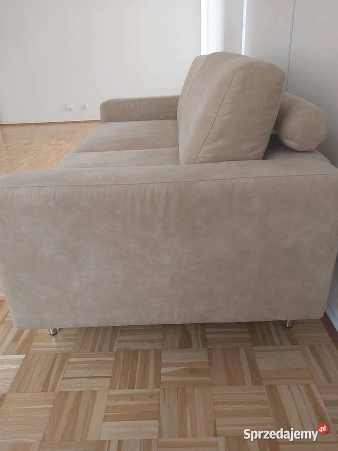 2 sofy tapicerka irchopodobna plamoodporna 40cm