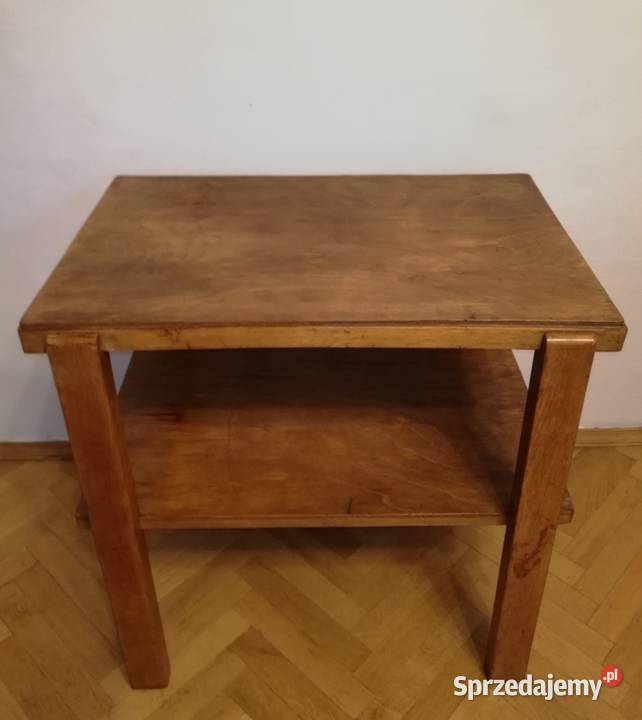 Retro stolik PRL z półką Vintage lata 60te Warszawa