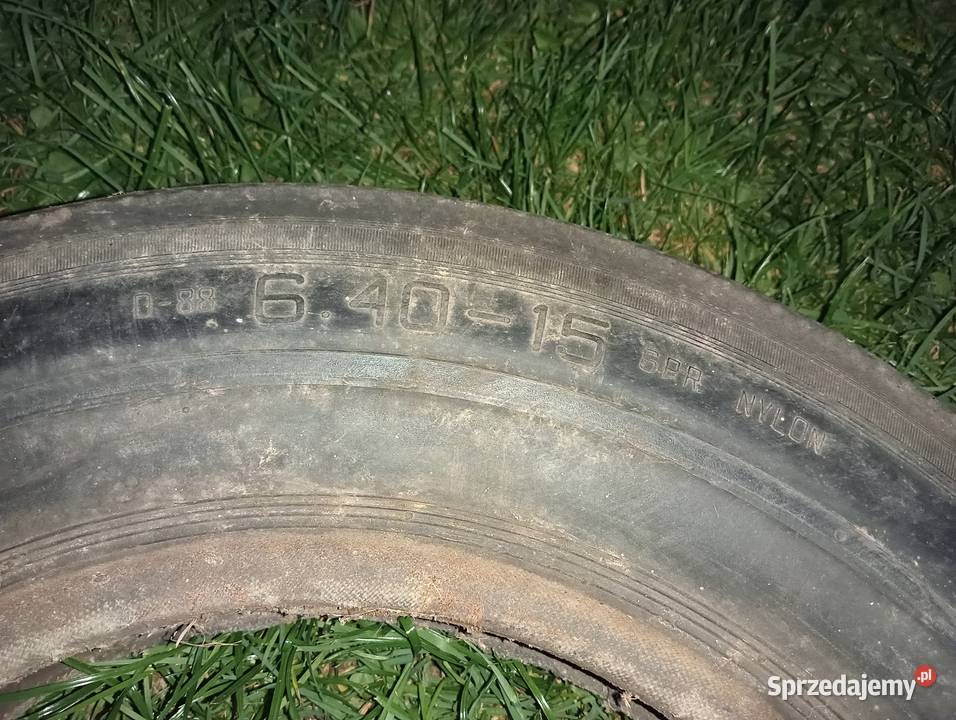 Opona rolnicza Stomil R15 640 polska produkcja