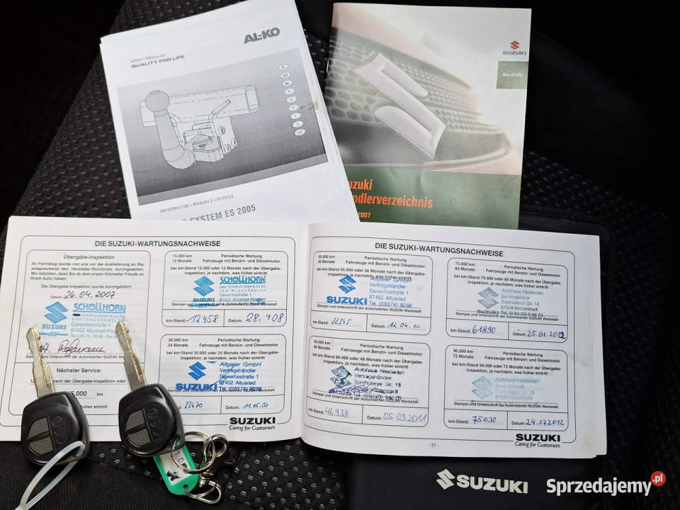 Suzuki Grand Vitara 4X4 20benz KLiMA ALUfelgi Z ABS Grand Vitara Olsztyn