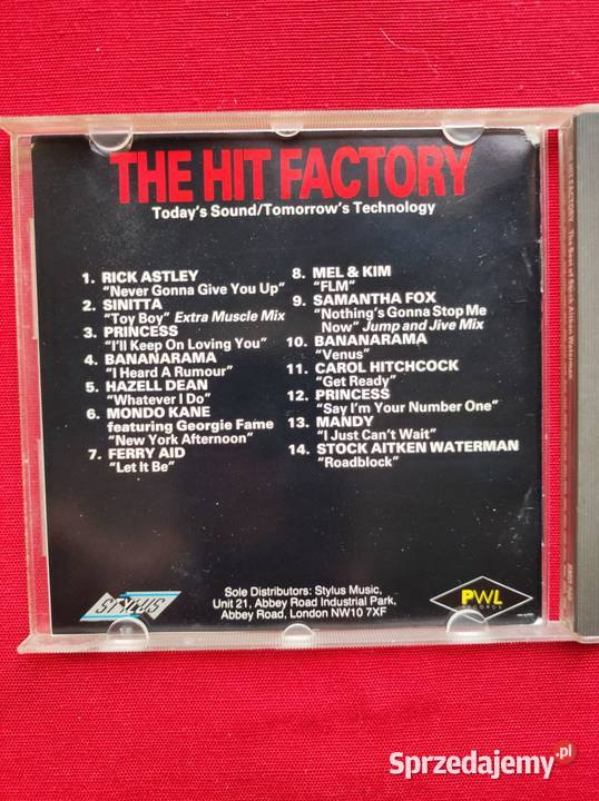 1987 CD The Hit Factory The Best Of Stock Aitken pop Kielce