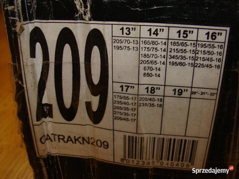 NOWE łańcuchy śniegowe Trak CATRAKN209 Wieluń