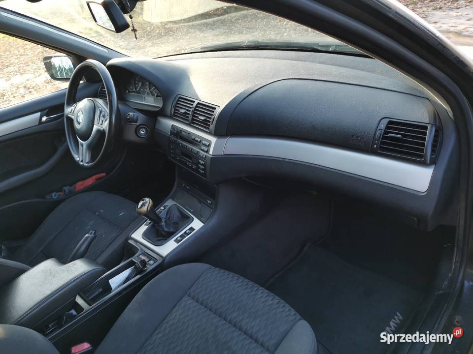 Bmw seria 3 e46 330d diesel czarna kombi touring Tomaszów Mazowiecki