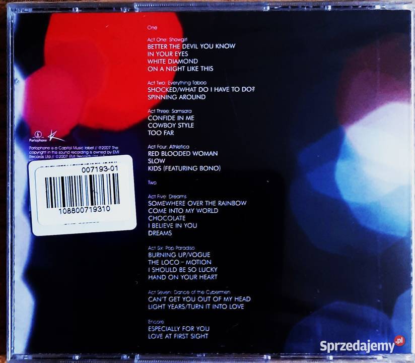 Podwójny Album KYLIE MINOGUE Album Showgirl CD Katowice