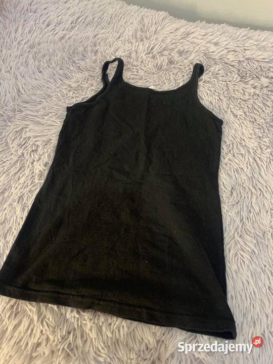 Top koszulka bluzka na szlekach czarna NOWA Jasło sprzedam