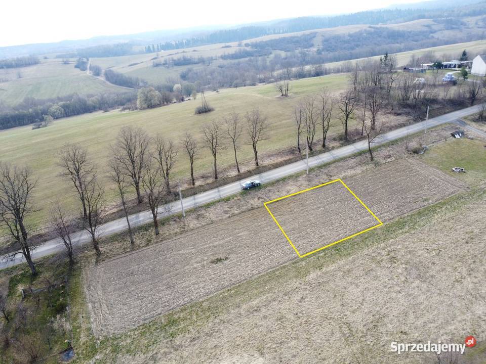 Działka budowlana w mci Stróże Wielkie gmina Sprzedaż Sanok