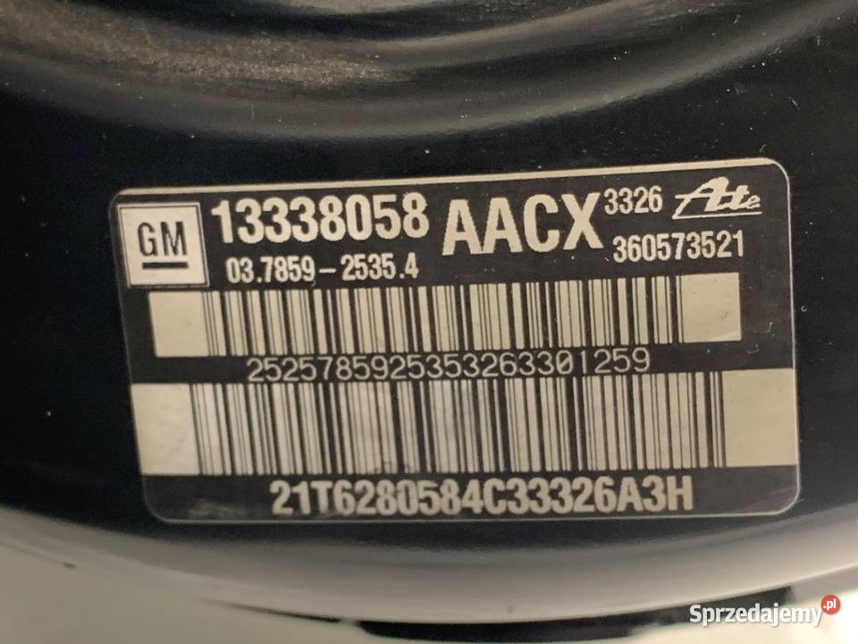 SERWO HAMULCOWE OPEL ASTRA J 13338058 Kombi 1015