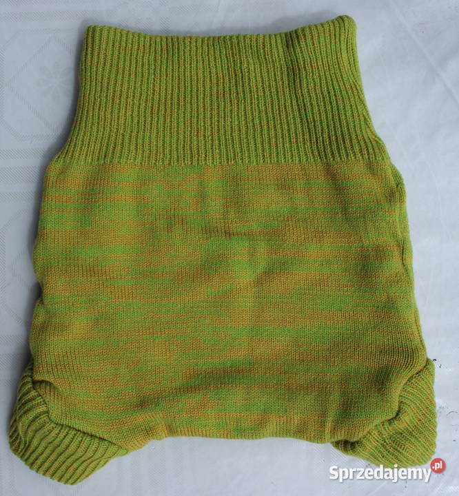 Gatki Wełniane Melanż Magabi M Zielony Żółty Bielsko-Biała sprzedam