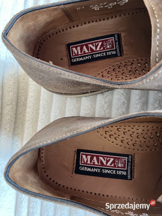Manz Germany męskie skórzane półbuty 95 Jastrzębie-Zdrój