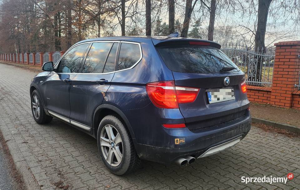 Bmw X3 F25 Lift 28i 20 benzyna 245 XDrive Rok produkcji 2017 Częstochowa