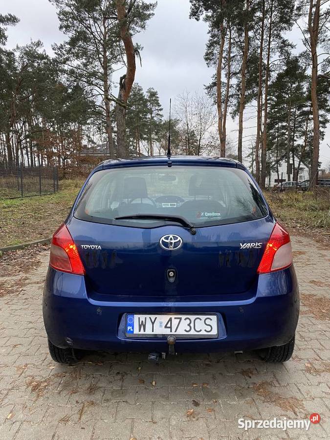Toyota Yaris 13 LPG 2008 HAK klimatyzacja manualna mazowieckie Warszawa