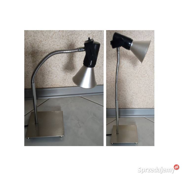 design lampka biurkowa elegancka chromowana led Kielce