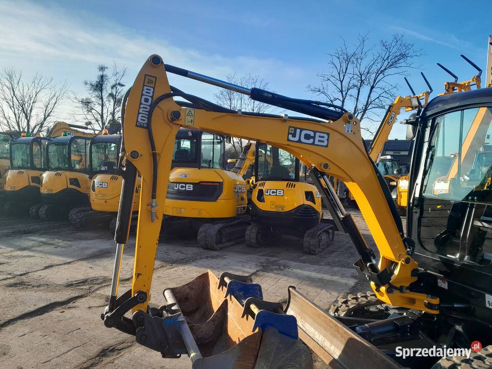 JCB 8026 2023R KOPARKA GĄSIENICOWA 8025 8030 Szybkozłącze wielkopolskie Krotoszyn