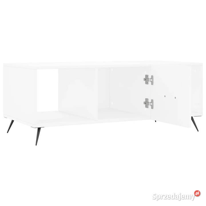Stolik kawowy biały 102x50x40 materiał sprzedam