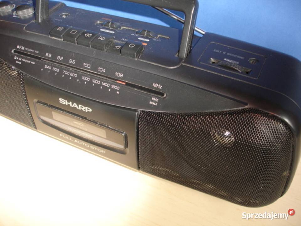 Radiomagnetofon SHARP QT270H lubuskie Zielona Góra