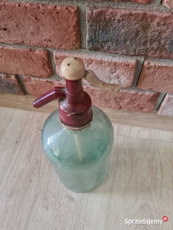 Stary syfon polski z PRLu Jastrzębie-Zdrój