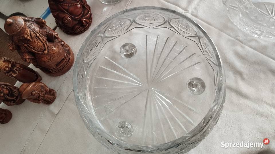 Duża kryształowa misa piękna Zabrze sprzedam