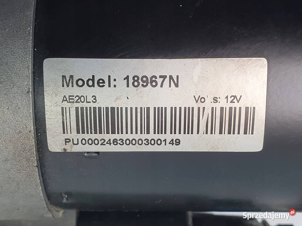 ROZRUSZNIK Peugeot 307 20 HDI 18967N AE20L3 0314 lubelskie Chełm