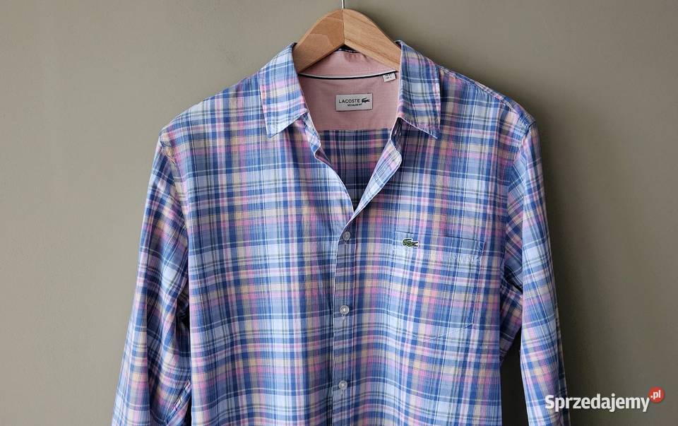 Lacoste oryginalna koszula rozmiar L regular fit Odzież codzienna Lublin sprzedam