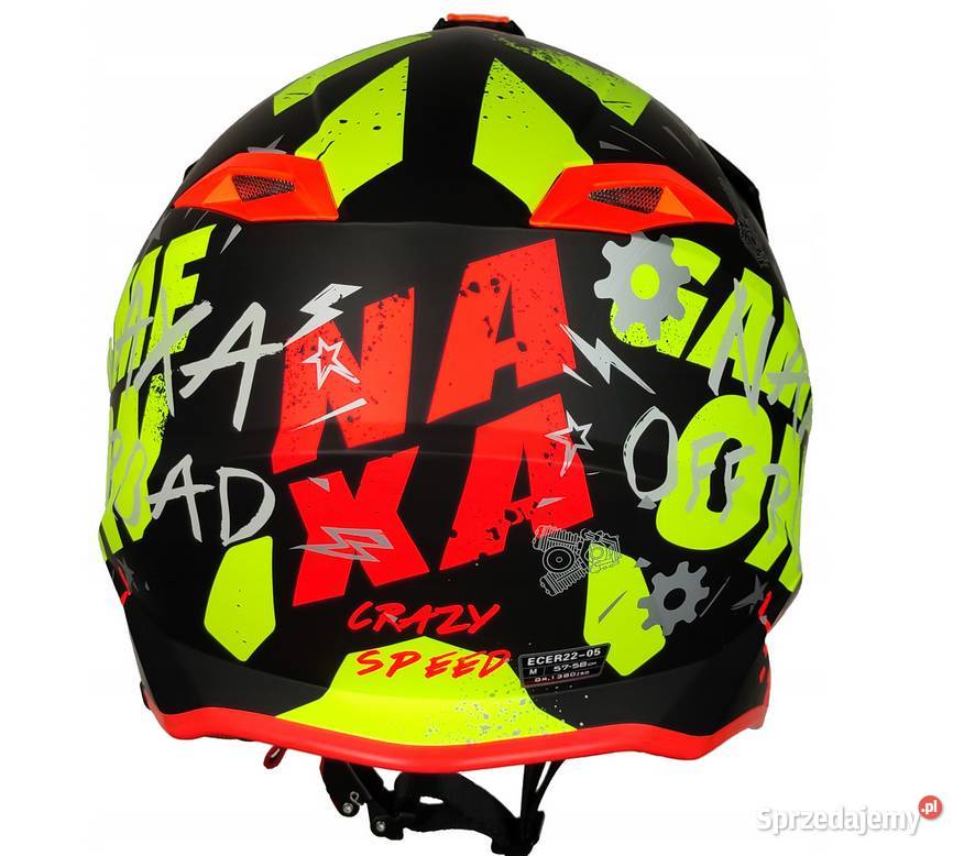 Kask motocyklowy cross enduro Naxa C9P Sosnowiec