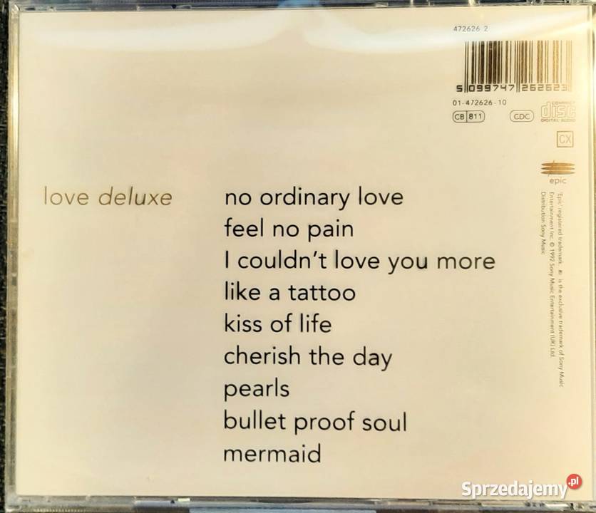 Sprzedam Wspaniały Album CD SADE Lovers Rock CD Katowice