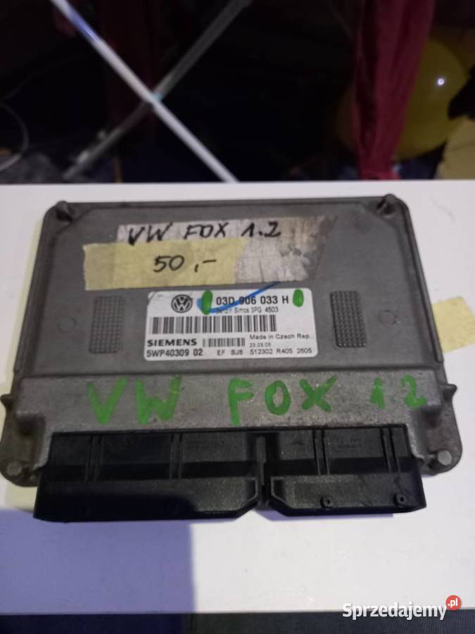 Komputer VW FOX 03D906033H Margonin