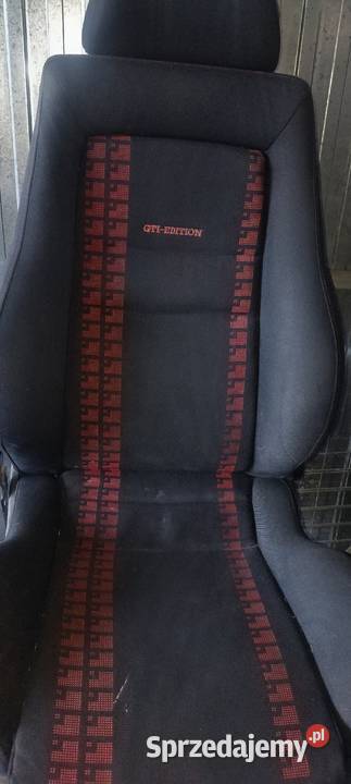 GTI Fotele Kubełkowe GTI limited edition Golf3 osobowe Motoryzacja