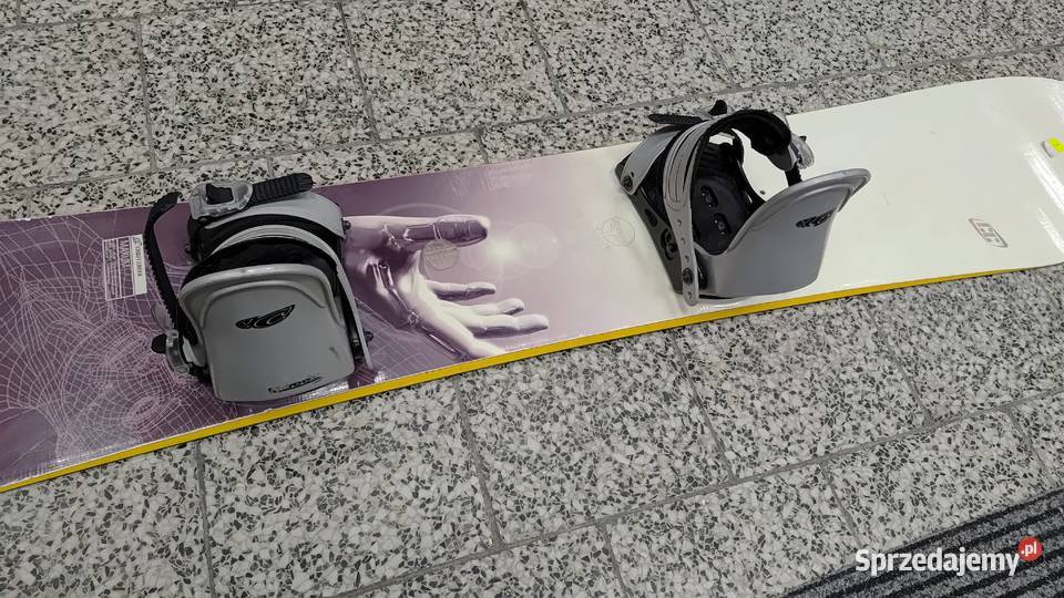 Deska snowboardowa Crazy Creek 163 wiązania