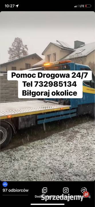 Pomoc Drogowa Radecznica 247 Czarnystok usługa