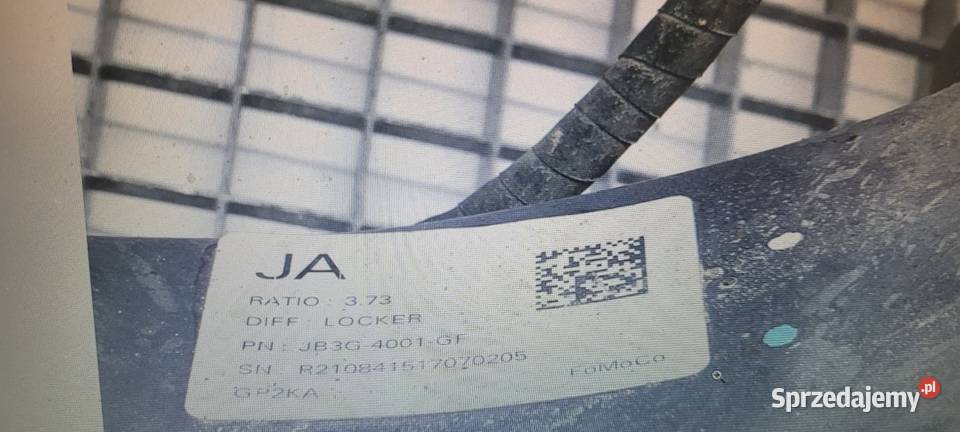 MOST TYŁ FORD RANGER 373 JB3G4001GF 2570786