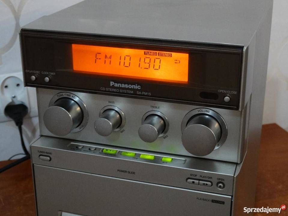Wieża Panasonic SAPM15 Mocna AUX WYSYŁKA podkarpackie Jasło sprzedam