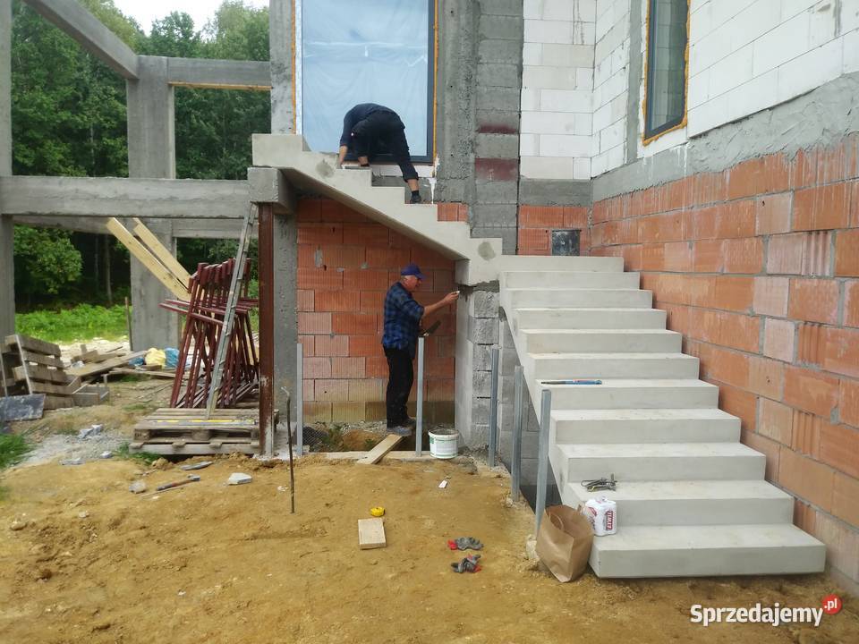 Schody betonowe prefabrykowane prefabrykaty Katowice