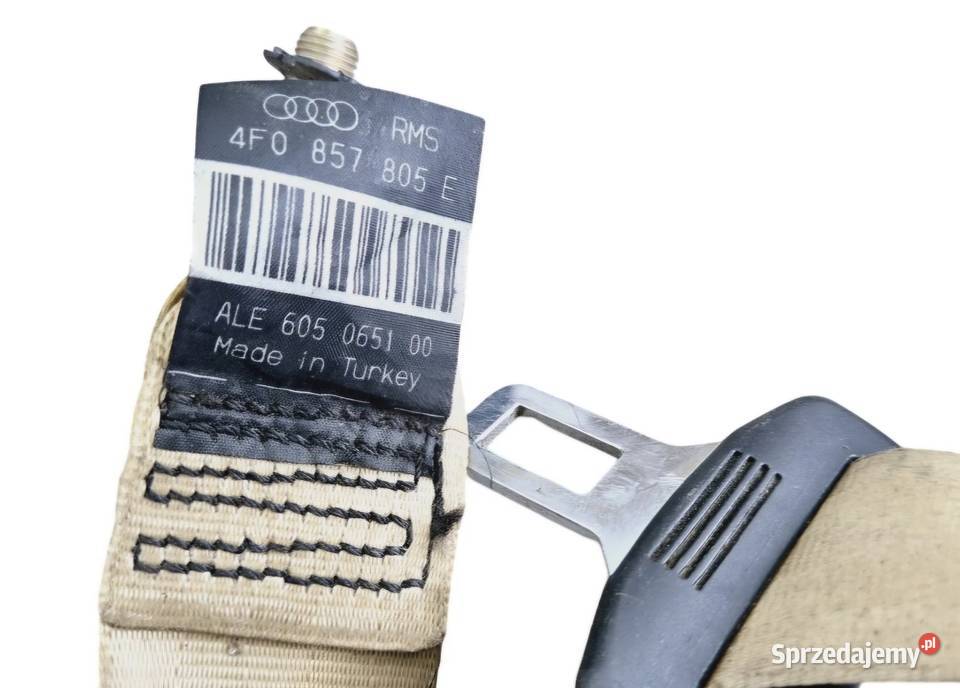 PAS BEZPIECZEŃSTWA TYŁ PRAWY LEWY AUDI A6 C6 osobowe Działoszyce