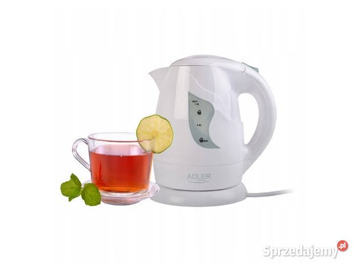 Czajnik elektryczny Adler 850 W 1 l biały Lublin