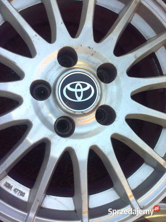 felgi aluminiowe 16 Toyota Yaris Corolla Verso Jarosław
