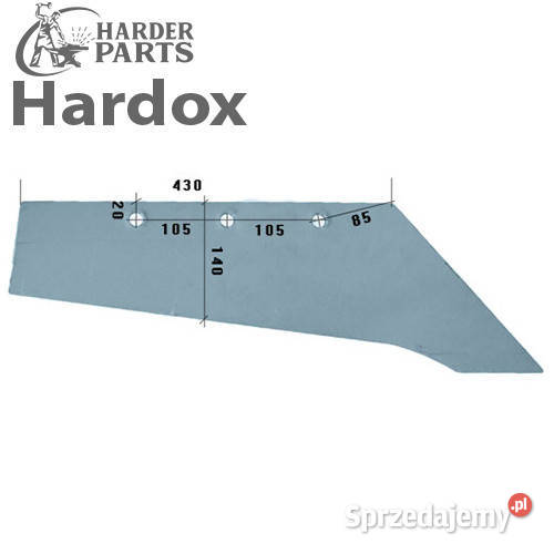 Lemiesz HARDOX 3333812P M24SR M22AR części do Suwałki