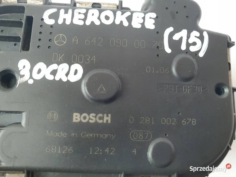 PRZEPUSTNICA Jeep Cherokee Mercedes W251 30 CDI Chełm
