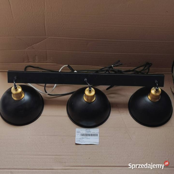 Lampa sufitowa LED Acrobat Matt Gold z 3 lampami