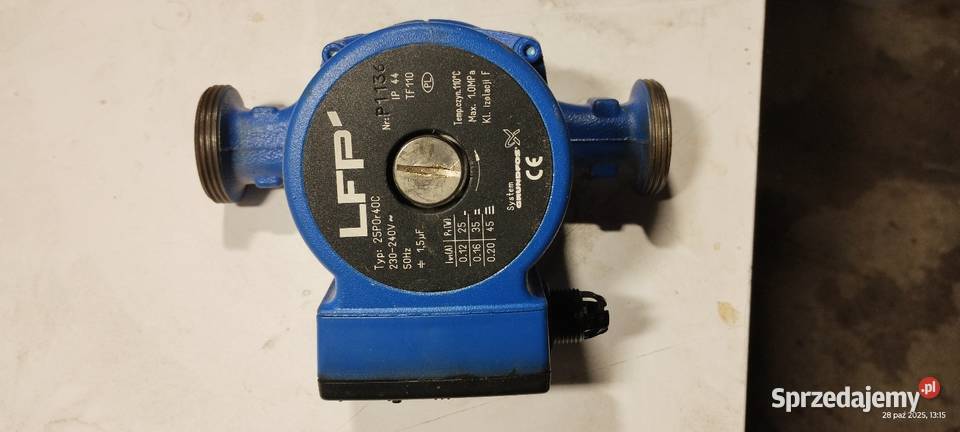 Pompa obiegowa centralnego ogrzewania Paradyż