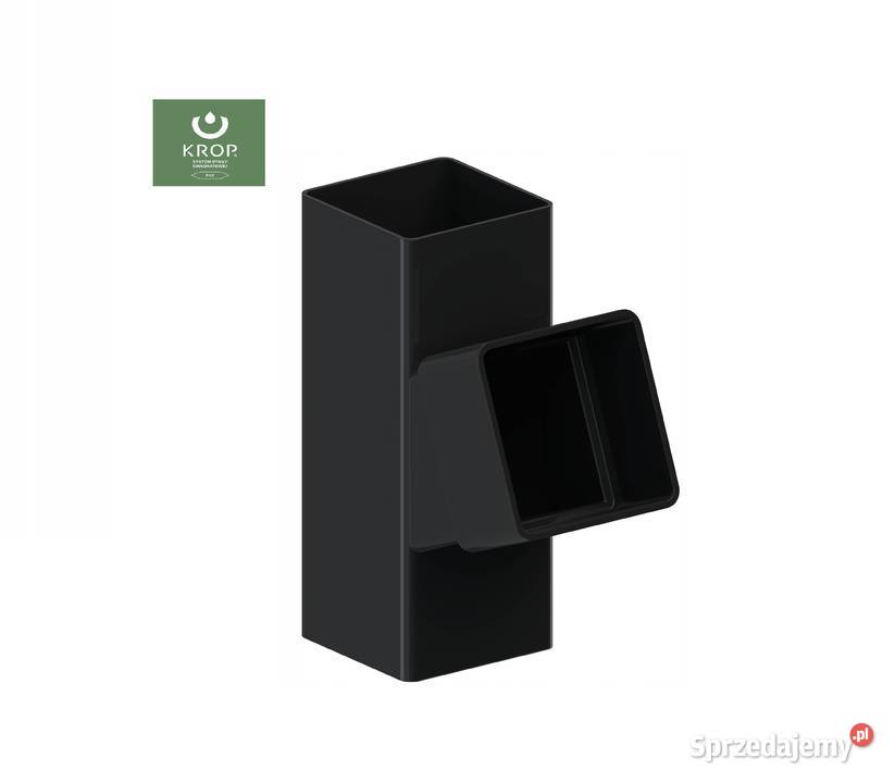 Krop trójnik rury spustowej kwadratowej 80 PVC Hajnówka sprzedam