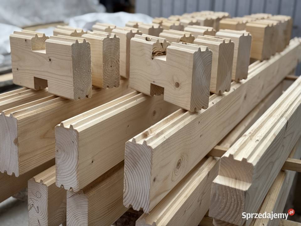 BAL DREWNIANY PROSTOKĄTNY NA DOM 60x150 mm BALE Drewno konstrukcyjne Rzeszów