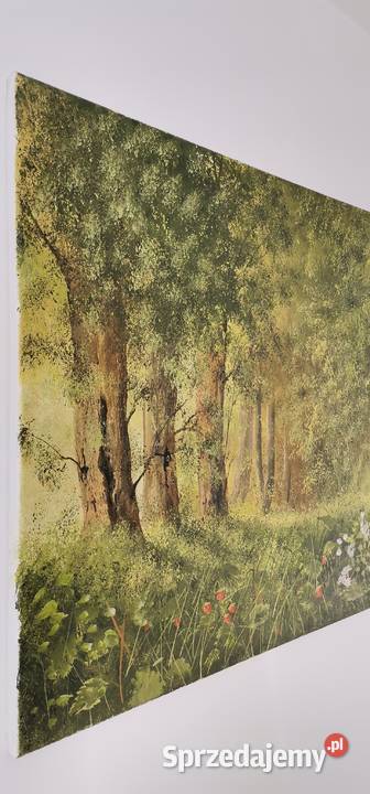 Obraz malowany ręcznie Warszawa sprzedam