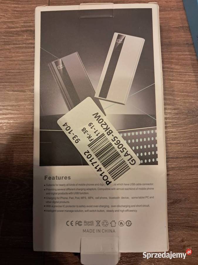 nowy powerbank 120W 200000 mAh uszkodzone Pozostałe Sandomierz